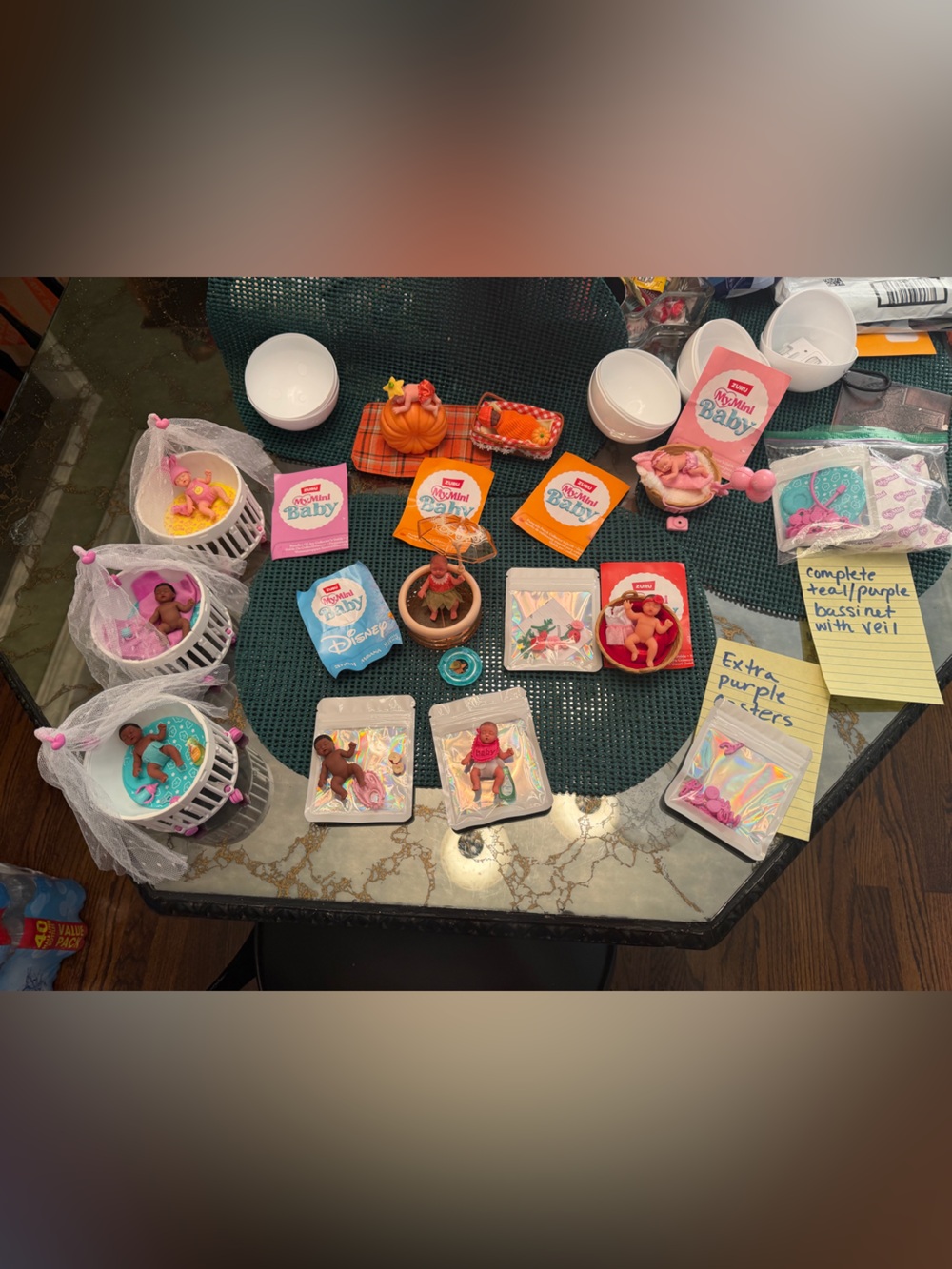 ZURU my mini babies series 2 lot of 10 babies + extras